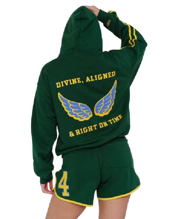 The Secret Lives of Mormon Wives Whitney Leavitt Zip Green Hoodie