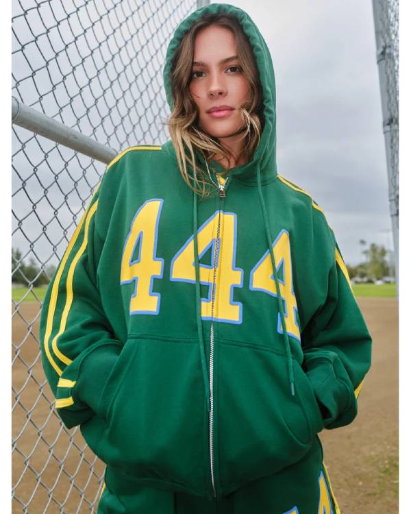 The Secret Lives of Mormon Wives Whitney Leavitt Zip Green Hoodie