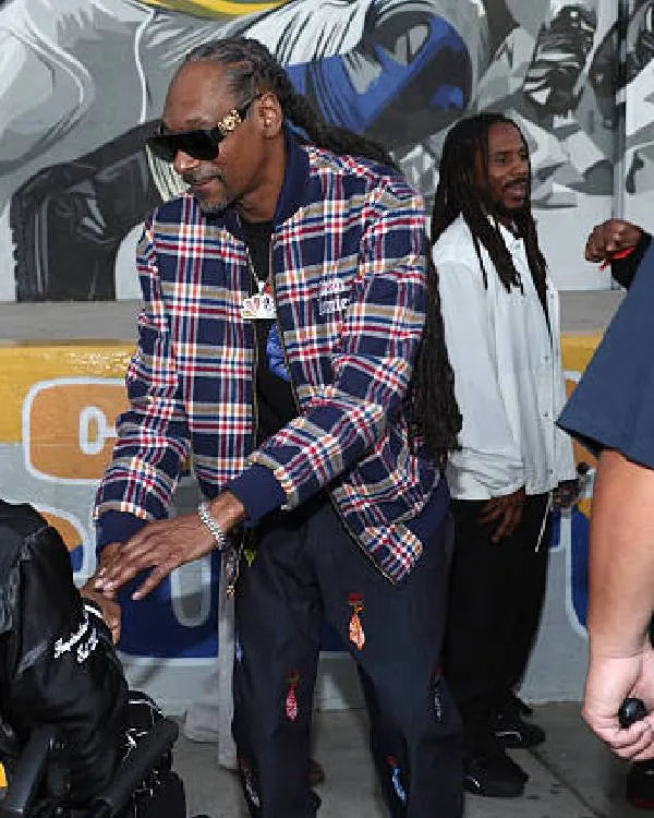 12th Annual TDE Christmas Concert Snoop Dogg Plaid Jacket - The America Jackets