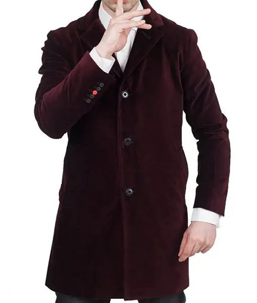 12th Doctor Who Maroon Coat - The America Jackets