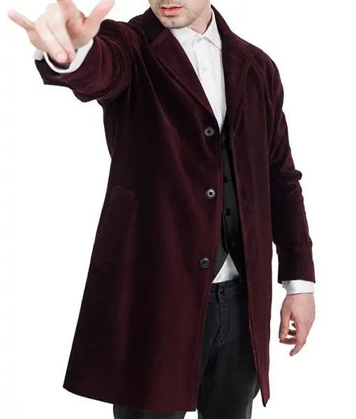 12th Doctor Who Maroon Coat - The America Jackets