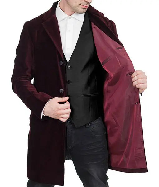 12th Doctor Who Maroon Coat - The America Jackets
