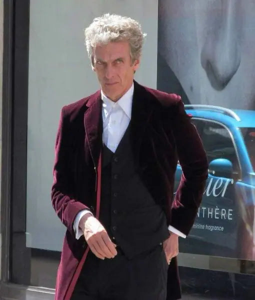 12th Doctor Who Maroon Coat - The America Jackets