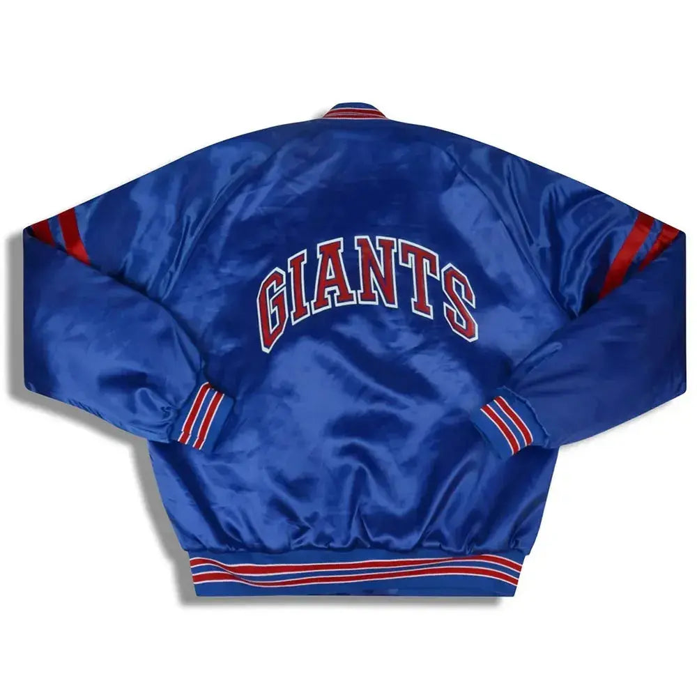 1990s New York Giants Varsity Satin Jacket Rackup