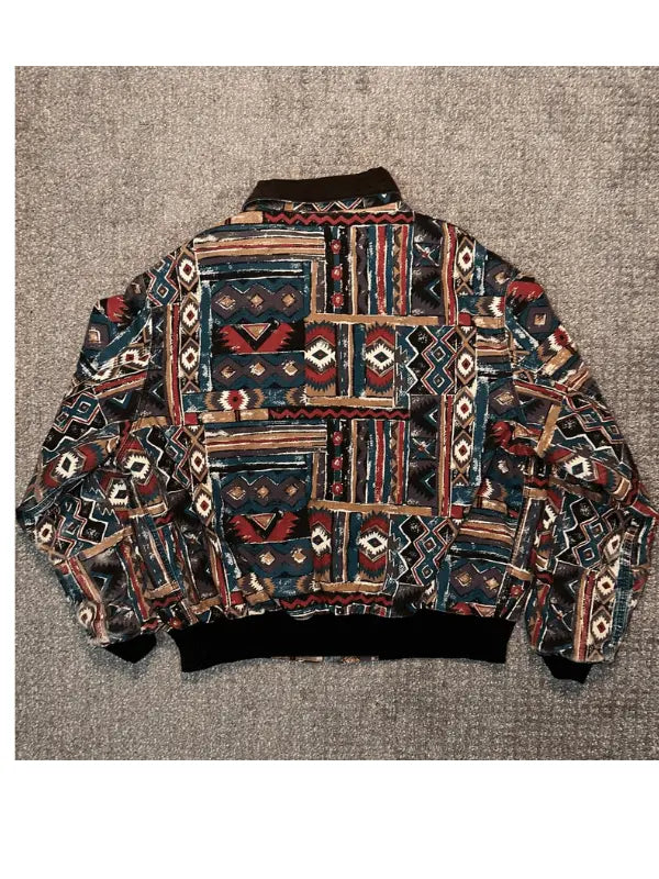 1994 Carhartt Quilt Lined Aztec Jacket - The America Jackets