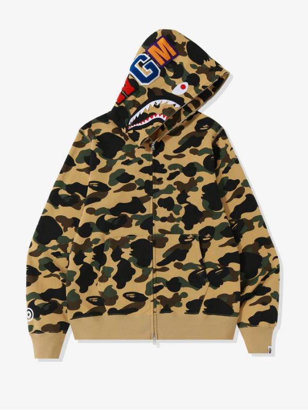 1st Camo Shark Full Zip Hoodie - The America Jackets