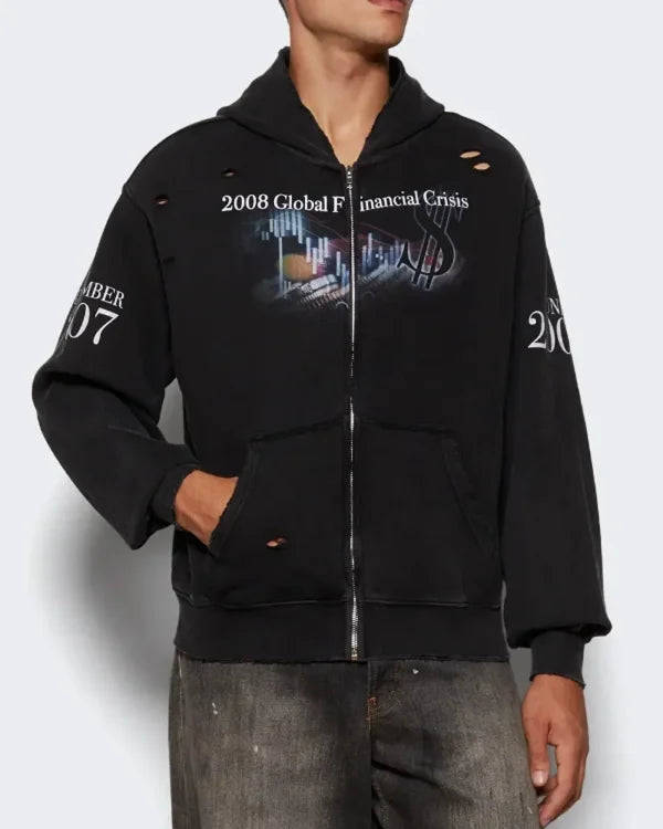 2008 Global Financial Crisis Hoodie - The America Jackets