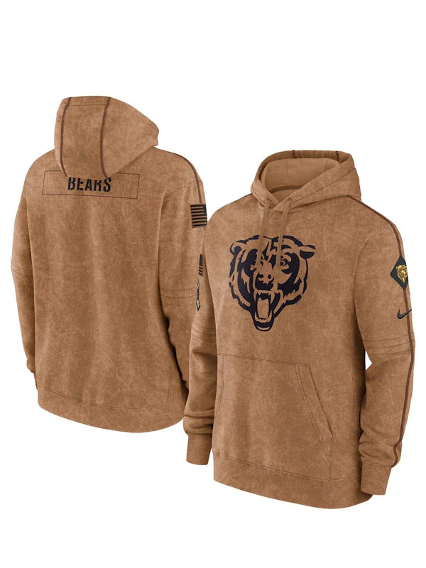 2023 Chicago Bears Salute To Service Hoodie - The America Jackets