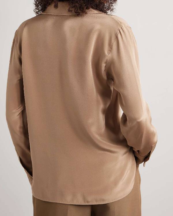 Alls Fair Naomi Watts Beige Collared Blouse