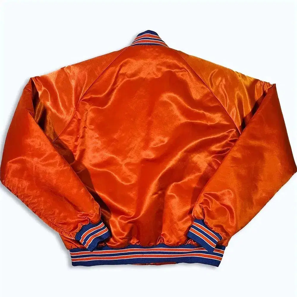 80s Denver Broncos Orange Bomber Jacket Rackup
