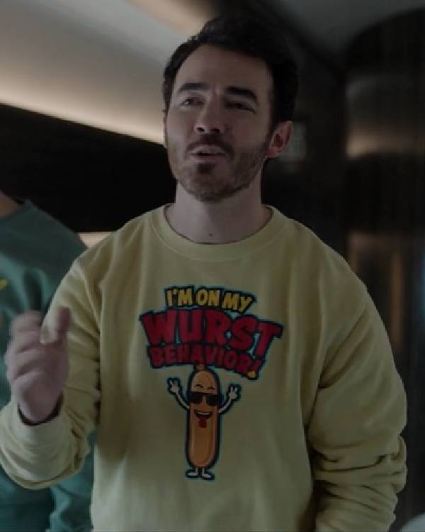 A Very Jonas Christmas Kevin Jonas “I’m On My Wurst Behavior” Sweatshirt