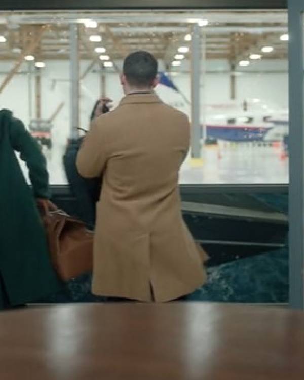 A Very Jonas Christmas Nick Jonas Brown Coat