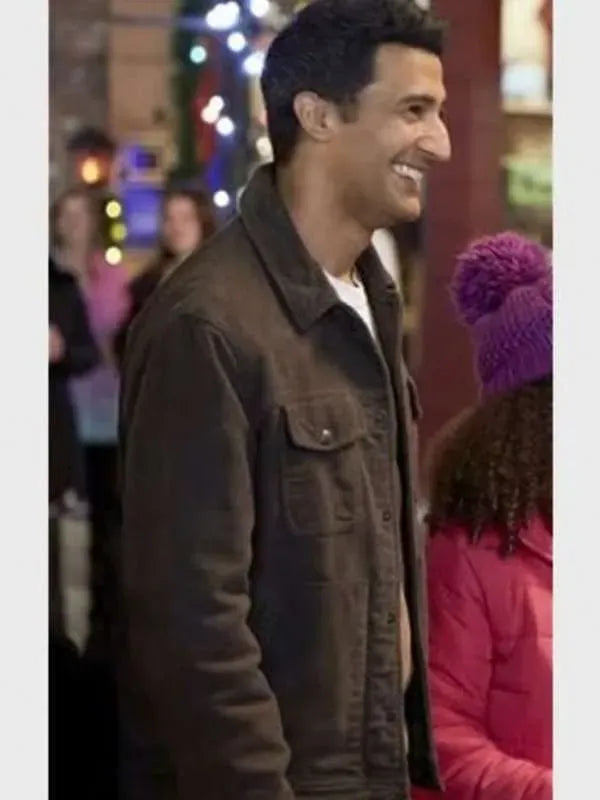 A Christmas Together with You Adil Zaidi Brown Cotton Jacket