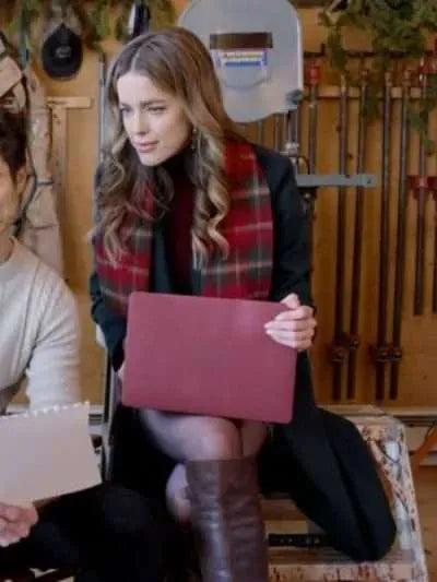 Abigail Flipping for Christmas 2023 Black Coat