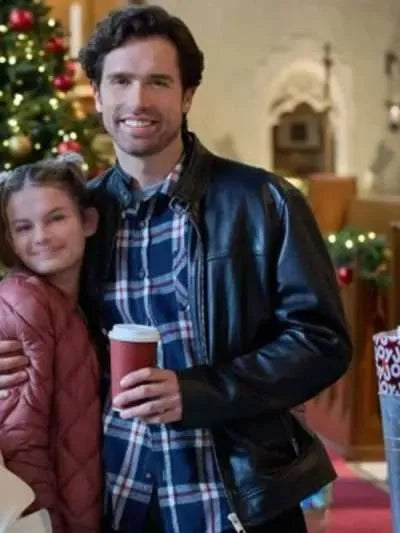 Alec Santos Unwrapping Christmas Tina’s Miracle Black Jacket