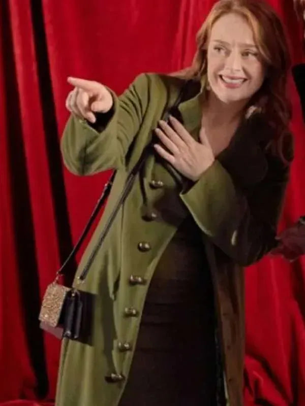 Alex Paxton-Beesley Our Christmas Mural 2023 Green Coat