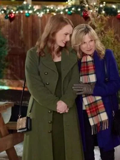 Alex Paxton-Beesley Our Christmas Mural 2023 Green Coat