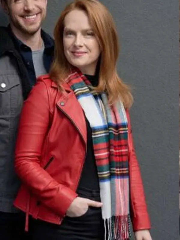 Alex Paxton-Beesley Our Christmas Mural Leather Jacket