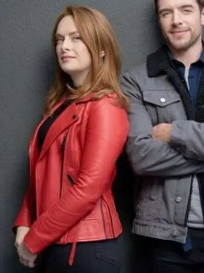 Alex Paxton-Beesley Our Christmas Mural Leather Jacket