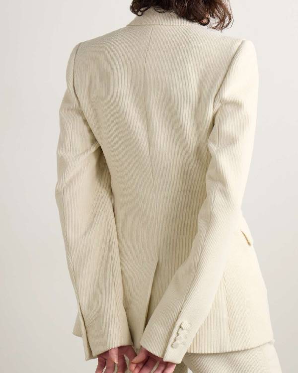 Alls Fair Naomi Watts White Corduroy Blazer