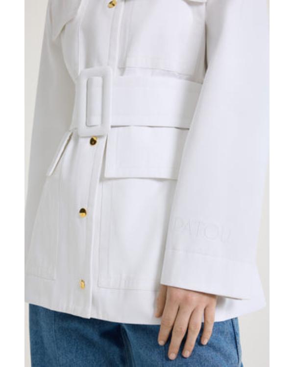 All’s Fair S01 Kim Kardashian White Belted Safari Jacket