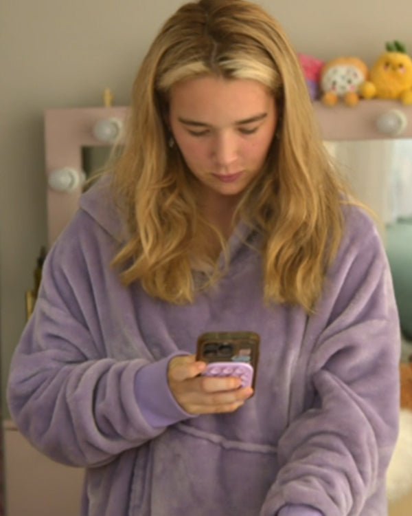 Baylen Out Loud S02 Baylen Dupree Purple Blanket Hoodie