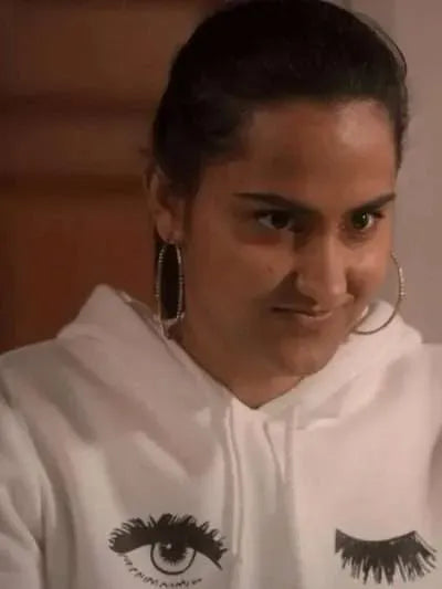 Bela Malhotra The Sex Lives of College Girls White Hoodie