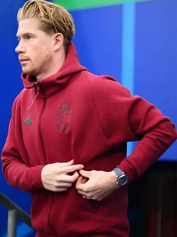 Belgium Fanswear Euro 2024 Red Hoodie