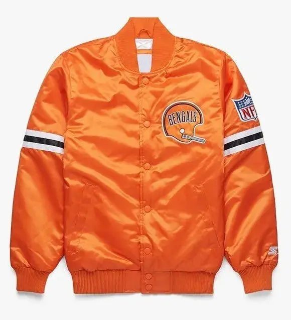 Bengals Starter Satin Varsity Jacket WorthVee