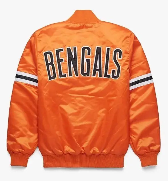 Bengals Starter Satin Varsity Jacket WorthVee