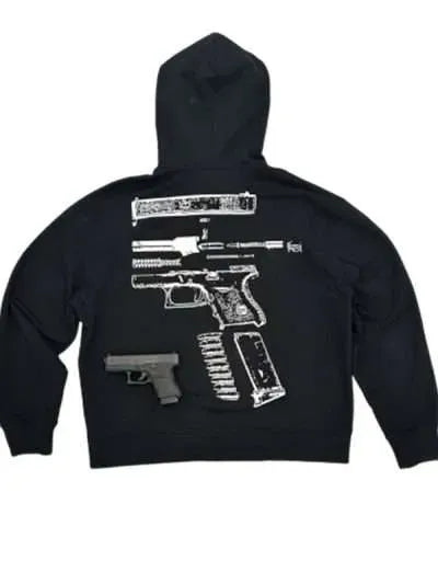 Black Glock Hoodie