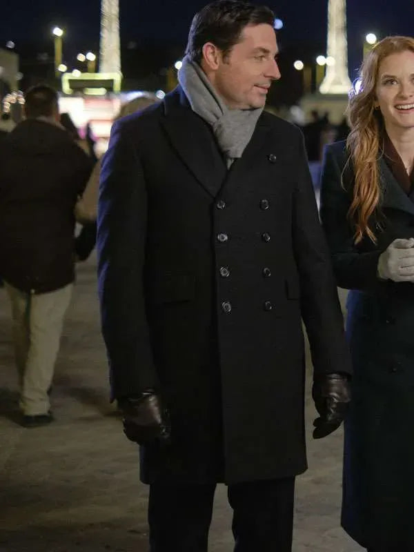 Brennan Elliott Christmas in Vienna Black Coat