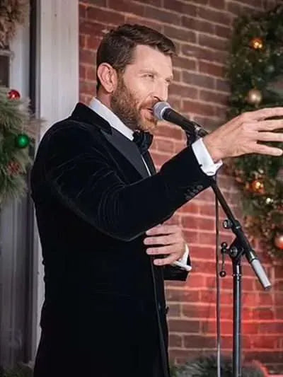 Brett Eldredge Lowes Christmas Performance Black Blazer