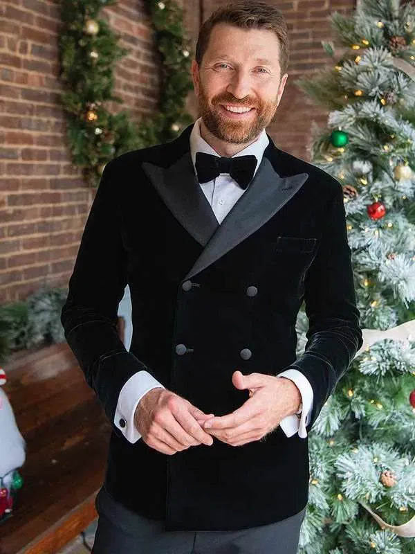 Brett Eldredge Lowes Christmas Performance Black Blazer