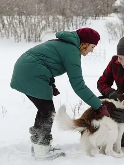 Brittany Snow Christmas with the Campbells Puffer Jacket