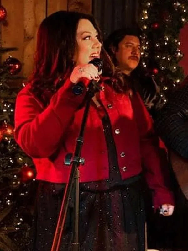 Brooke Elliott A Country Christmas Harmony Red Jacket