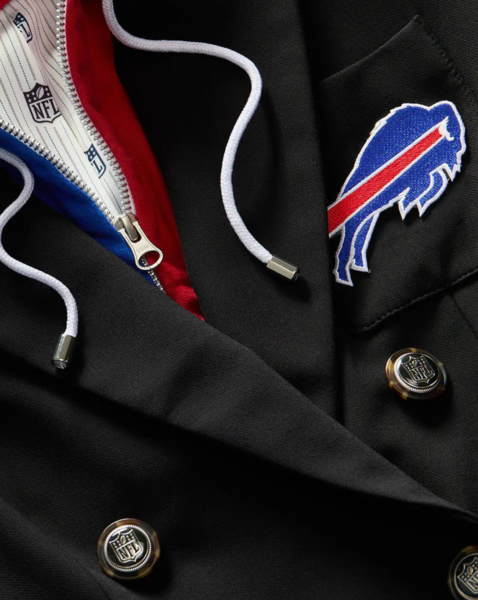 Buffalo Bills Veronica Beard Black Dickey Jacket