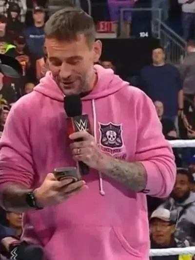 CM Punk Pink Hoodie