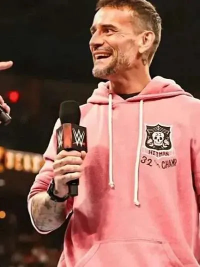 CM Punk Pink Hoodie