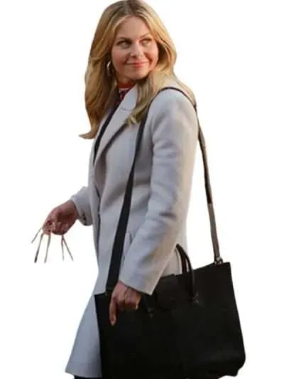 Candace Cameron Bure Home Sweet Christmas White Coat