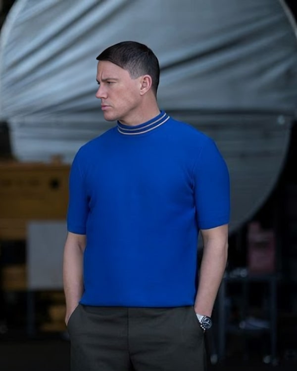Channing Tatum Fly Me to the Moon Sleeveless Sweater