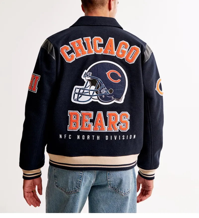 Chicago Bears Varsity Bomber Jacket