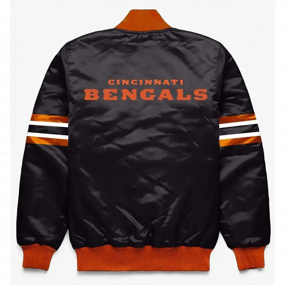 Cincinnati Bengals Button Down Black Jacket Rackup