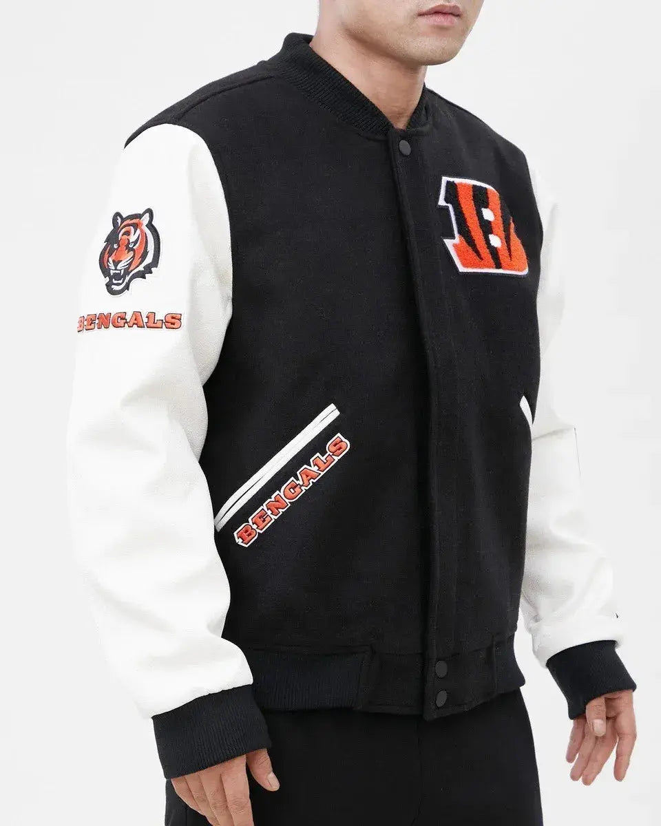 Cincinnati Bengals Classic Wool Varsity Jacket Rackup