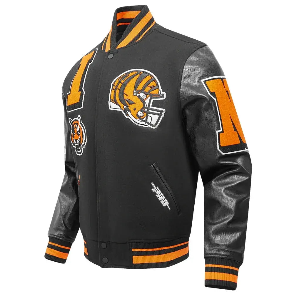 Cincinnati Bengals Mashup Varsity Jacket Rackup