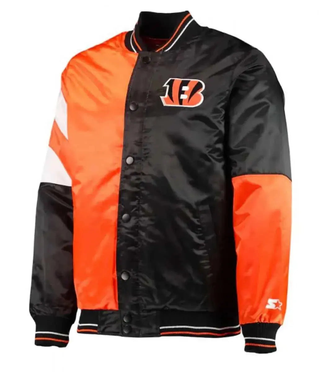 Cincinnati Bengals Starter Satin Jacket Rackup