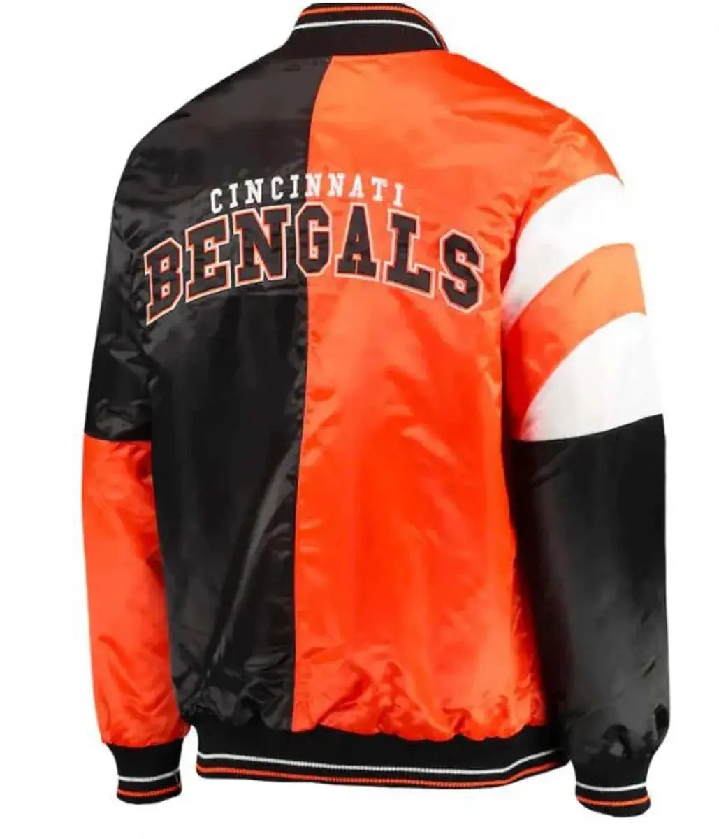 Cincinnati Bengals Starter Satin Jacket Rackup