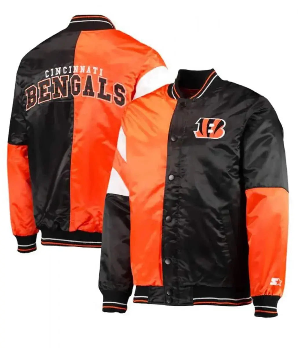 Cincinnati Bengals Starter Satin Jacket Rackup
