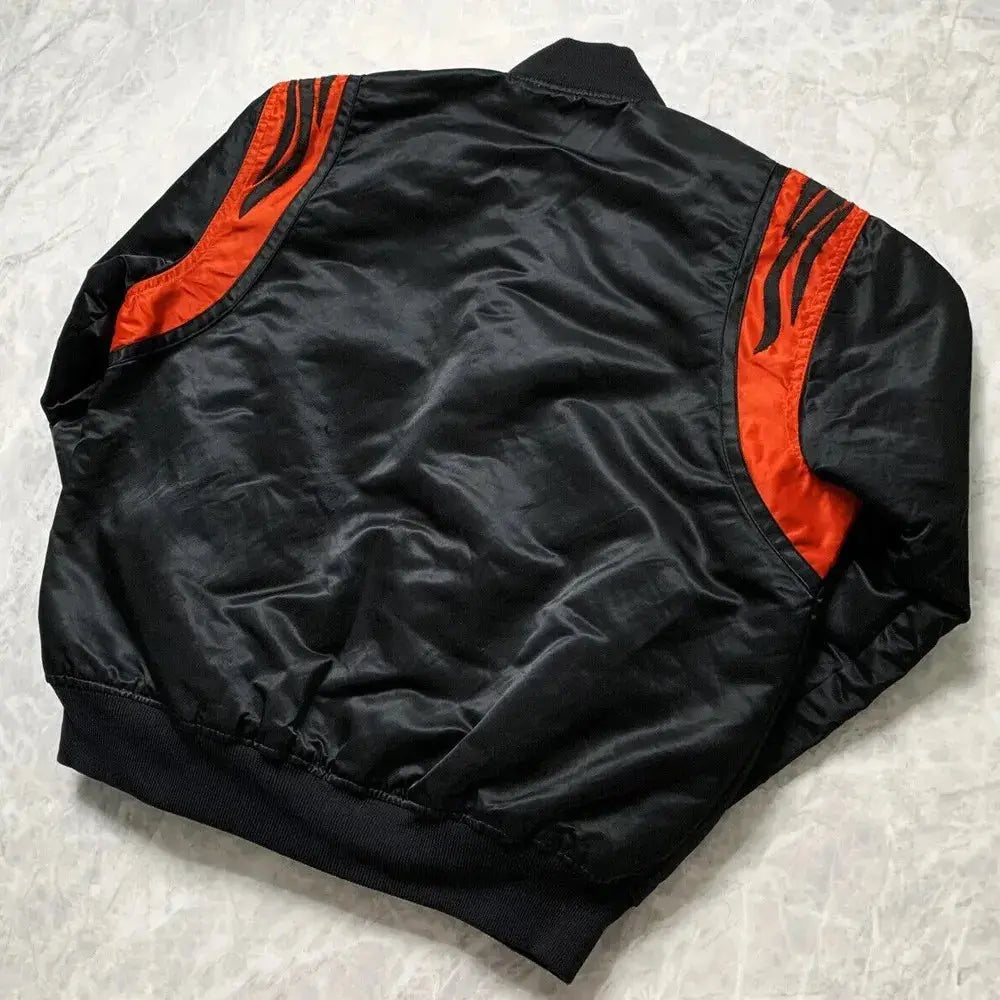 Cincinnati Bengals Starter Satin Varsity Jacket Rackup