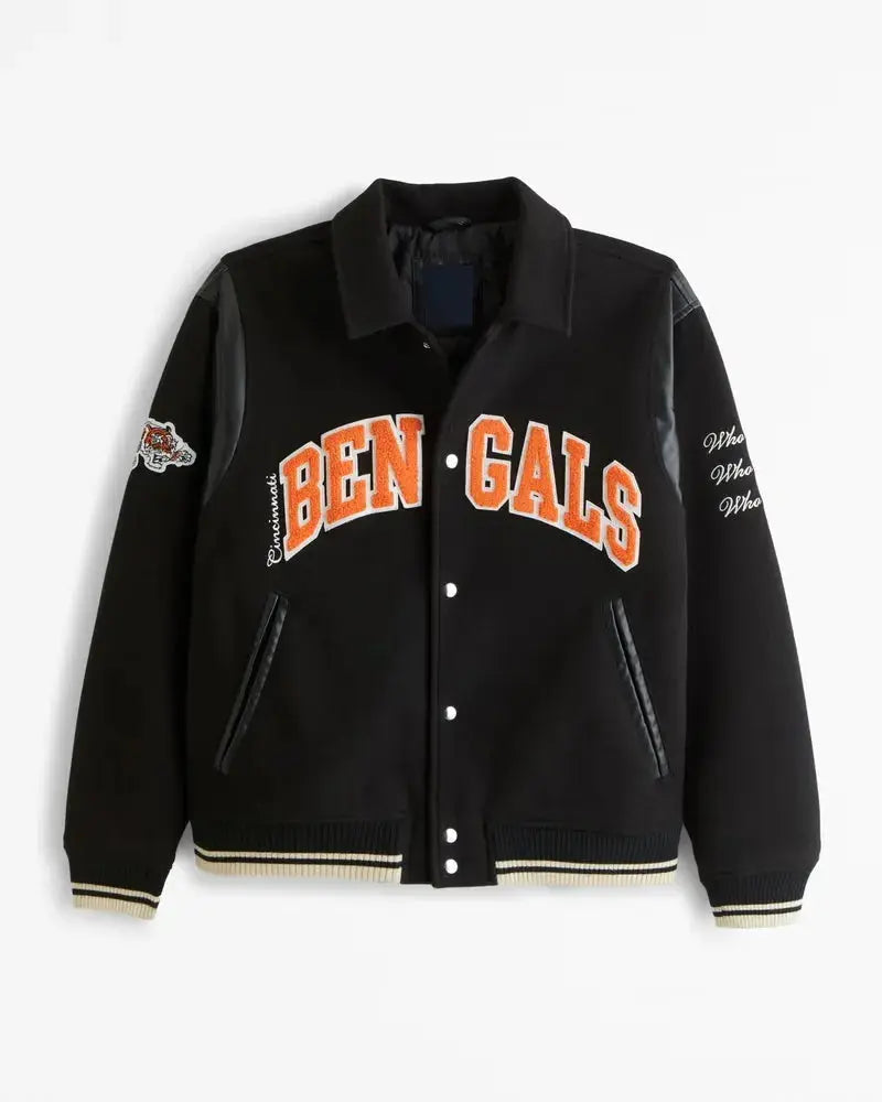 Cincinnati Bengals Varsity Bomber Jacket Rackup